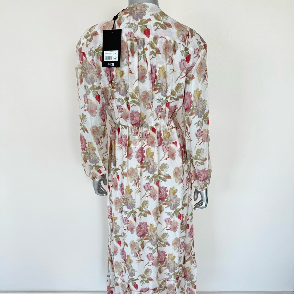NWT!!! The Kooples women maxi silk dress size 0 or S Retail 715$ - Picture 3 of 11